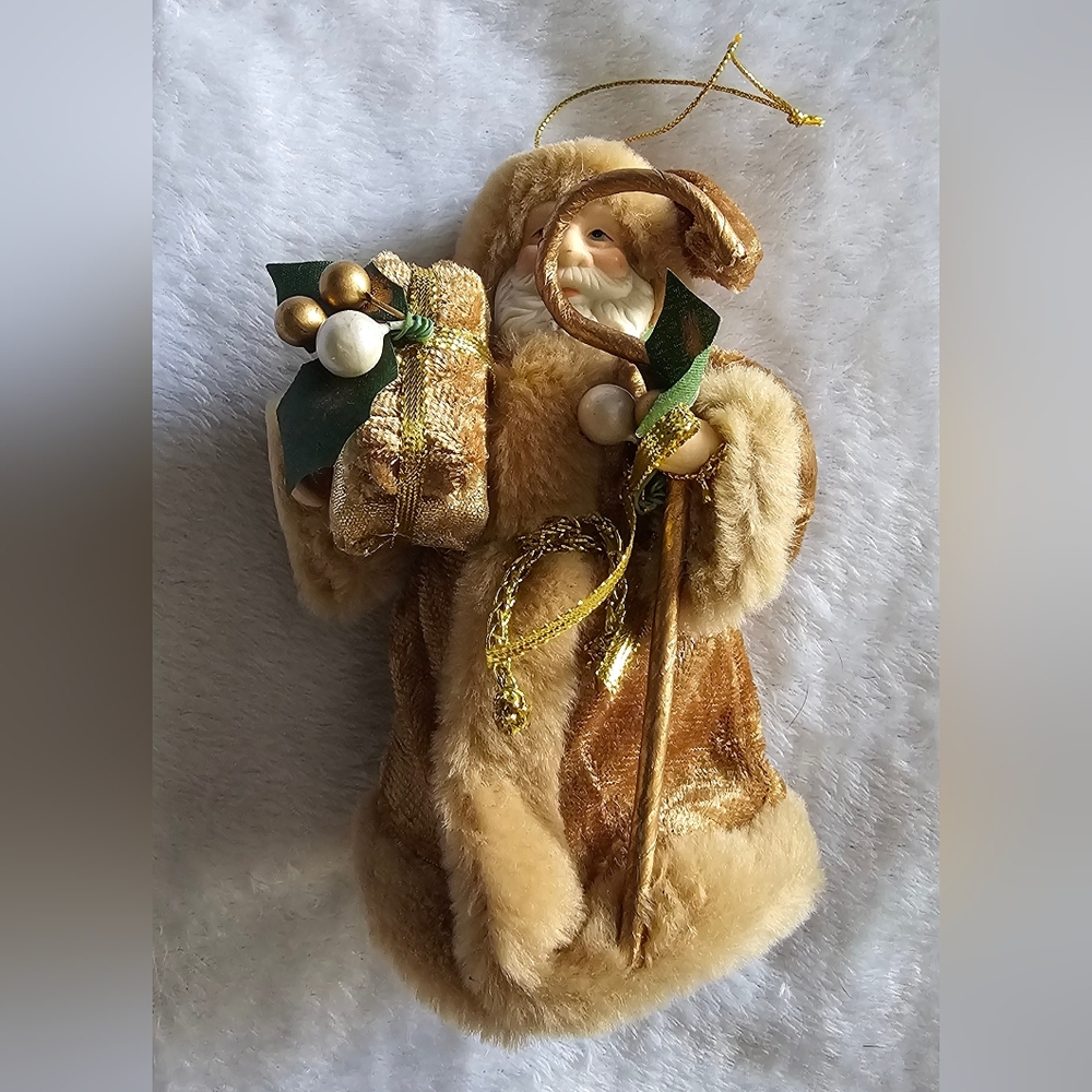 Vintage Santa Claus Ornament / Tree Topper